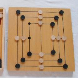 2 in 1 or Nine Men’s Morris (Mill)/Backgammon set